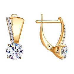 Серьги из серебра SOKOLOV 93020879