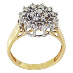 Кольцо с бриллиантом 5406ж