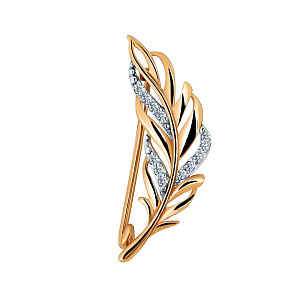 Брошь из золота RUSGOLDART 4612907 1 1 1