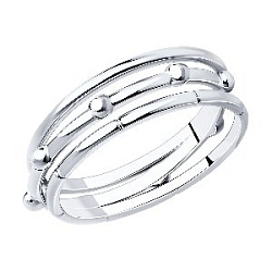 Кольцо из серебра SOKOLOV 94013586
