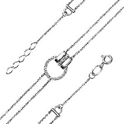 Браслет с бриллиантом АЛЬКОР 54946-200