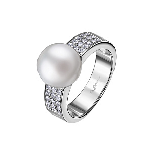 Кольцо с бриллиантом Арт-Модерн 010570-Б