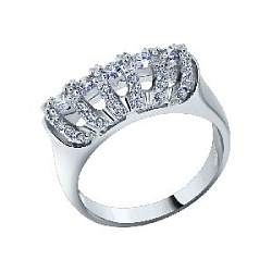 Кольцо с бриллиантом 0239