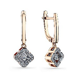 Серьги с бриллиантом grigoriev 02-11-5904-31-00-1