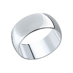 Кольцо обручальное из серебра 5912112/8