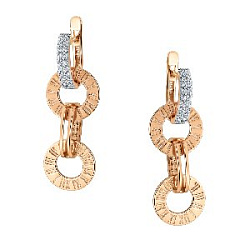 Серьги из золота кл4243а-01