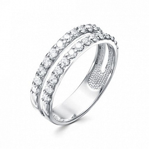 Кольцо из серебра АЛЬКОР 01-1576/00КЦ-00