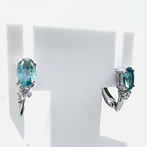 Серьги из серебра 621114лд