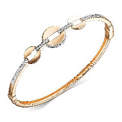 Браслет жесткий из золота CORONA бр4927