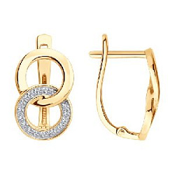 Серьги из золота SOKOLOV 51-120-02923-1