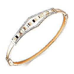 Браслет жесткий из золота CORONA бр5028