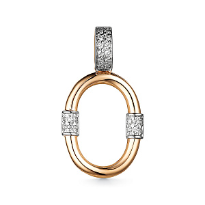 Подвеска буквы из золота CORONA П4957