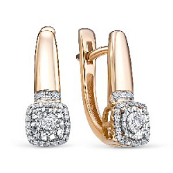 Серьги с бриллиантом 5-5906-103И2-2К