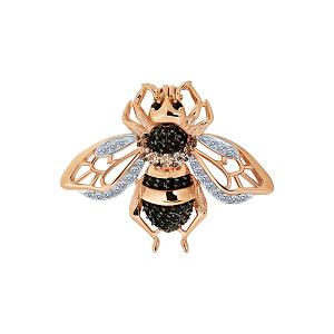 Брошь из золота АЛЕКСАНДРА бш180-20