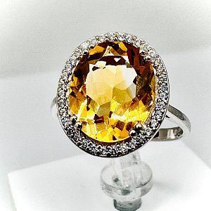 Кольцо из серебра Русский СтилЬ 50-15517-11-60-