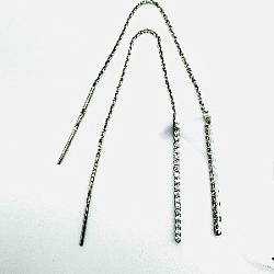 Серьги продежки из серебра СЦДР3001К