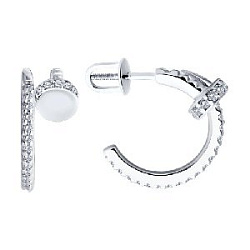 Серьги из серебра SOKOLOV 94-122-02048-1