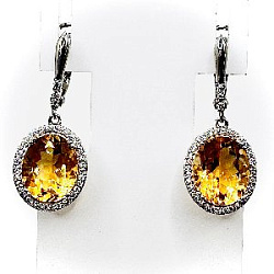 Серьги из серебра Русский СтилЬ 50-15517-11-60-