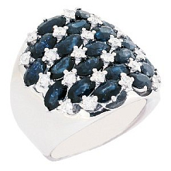 Кольцо с бриллиантом ГАЛЕРЕЯ ЭКСКЛЮЗИВА 4510294 C