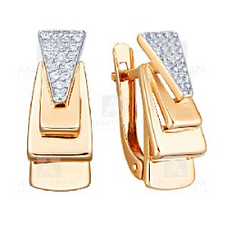 Серьги из золота кл3989а-01