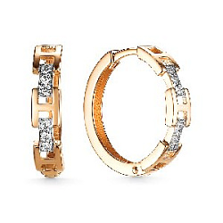 Серьги из золота CORONA С4931