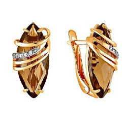 Серьги из золота RUSGOLDART 2103208 1 17 1