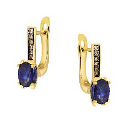 Серьги с бриллиантом SARGON E2874-2025