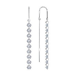 Серьги продежки из серебра SOKOLOV 94023999