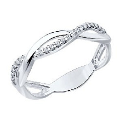 Кольцо из серебра SOKOLOV 94013713