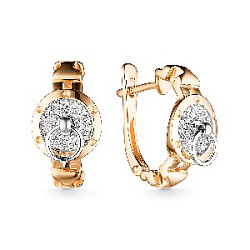Серьги из золота CORONA С4791
