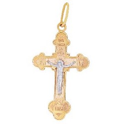Подвеска крест из золота KARATOV Т13096044