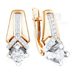 Серьги из золота кл2989а-01