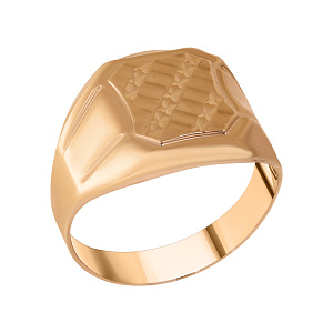 Кольцо мужское из золота Maskom ТКМ 6-4