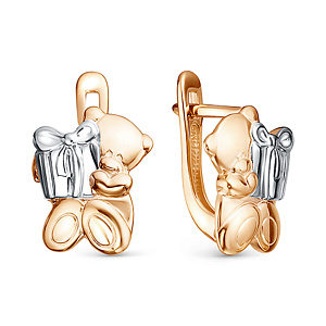 Серьги детские из золота Maskom ДК-096_b-201