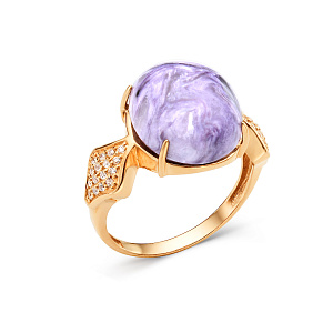 Кольцо из золота Гранат 11802335