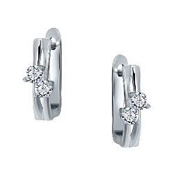 Серьги из серебра Fidelis CAS4024E