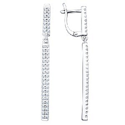 Серьги из серебра SOKOLOV 94021791