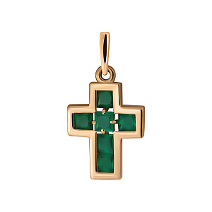 Подвеска крест из золота MAGIC STONES 04-1-040-0900-010