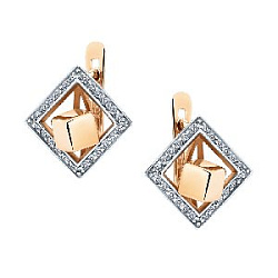 Серьги из золота CORONA с1492