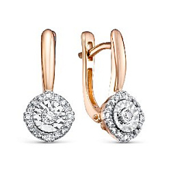 Серьги с бриллиантом Rose Grace 5-7275-103И2-2К