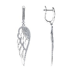 Серьги из серебра SOKOLOV 94023493