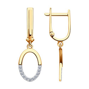 Серьги из золота SOKOLOV 51-121-01953-1