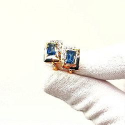 Серьги из золота RUSGOLDART 2703408 1 2 1