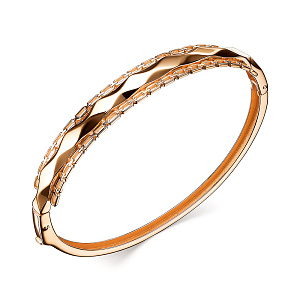 Браслет жесткий из золота CORONA бр4675