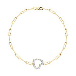 Браслет с бриллиантом SOKOLOV 1050326