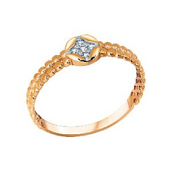 Кольцо из золота CORONA к4765