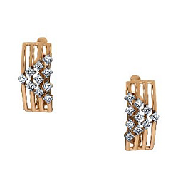 Серьги из золота MAGIC STONES 002-0653-0001-011