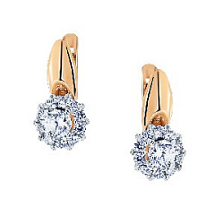 Серьги из золота АЛЕКСАНДРА кл3362а-01