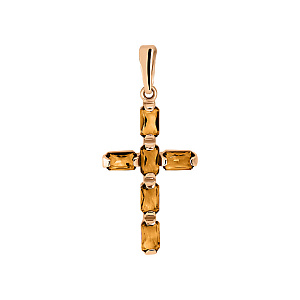 Подвеска крест из золота MAGIC STONES 04-1-038-1000-010