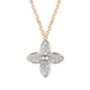 Колье с бриллиантом BELLISSIMA Ц/573-120БР